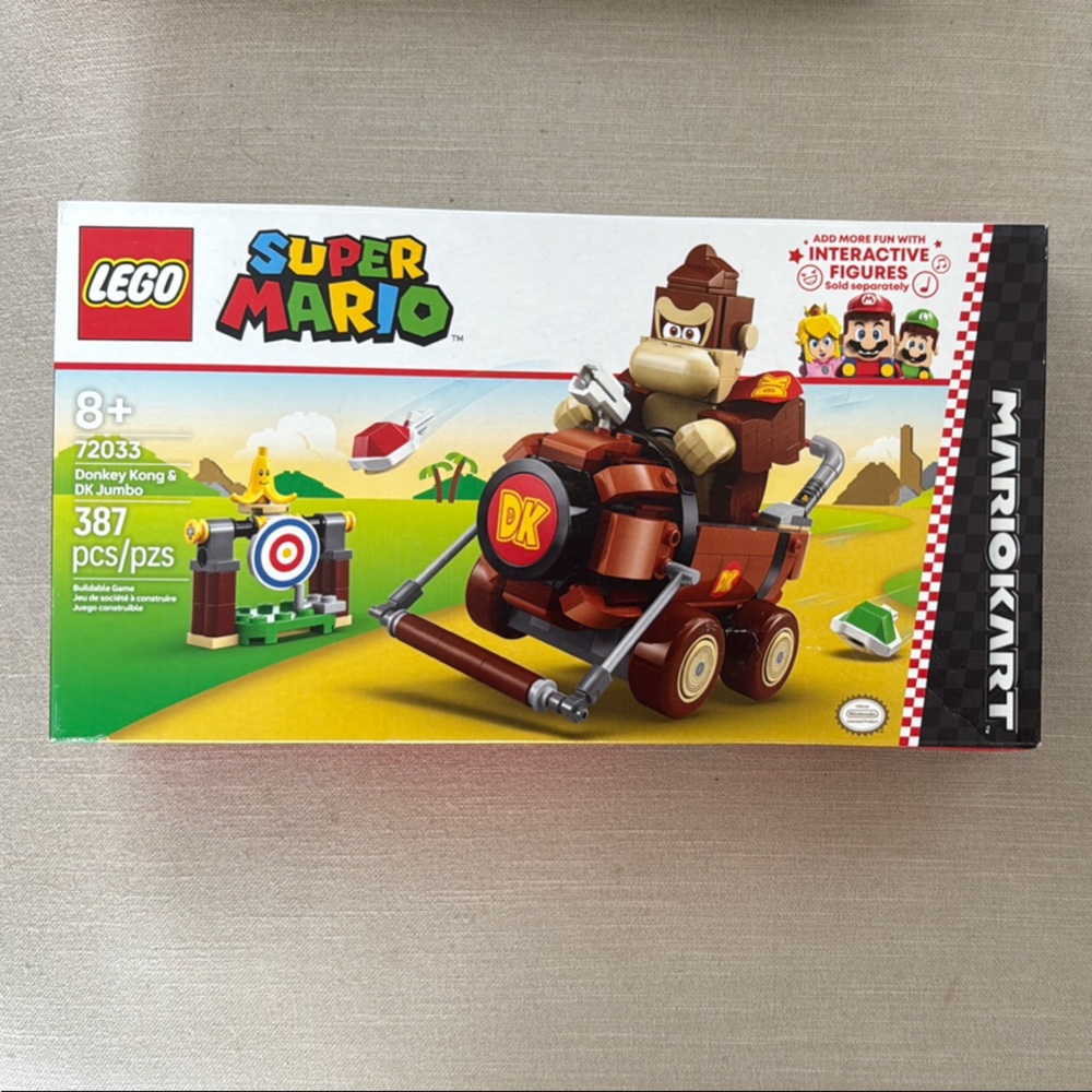 Lego Super Mario Building Set Brown and Red